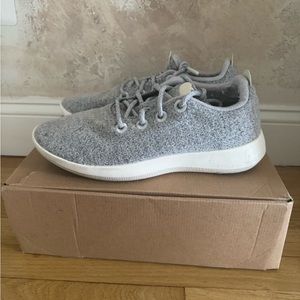 PRE OWNED MEN’S ALLBIRDS WOOL RUNNER MIZZLES DAPPLE GREY SZ 12